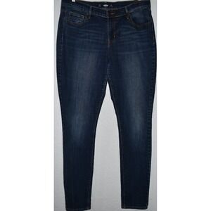 Old Navy Womens Jeans Skinny Ajuste 12 TALL Medium Wash Stretch Comfort 5-Pocket